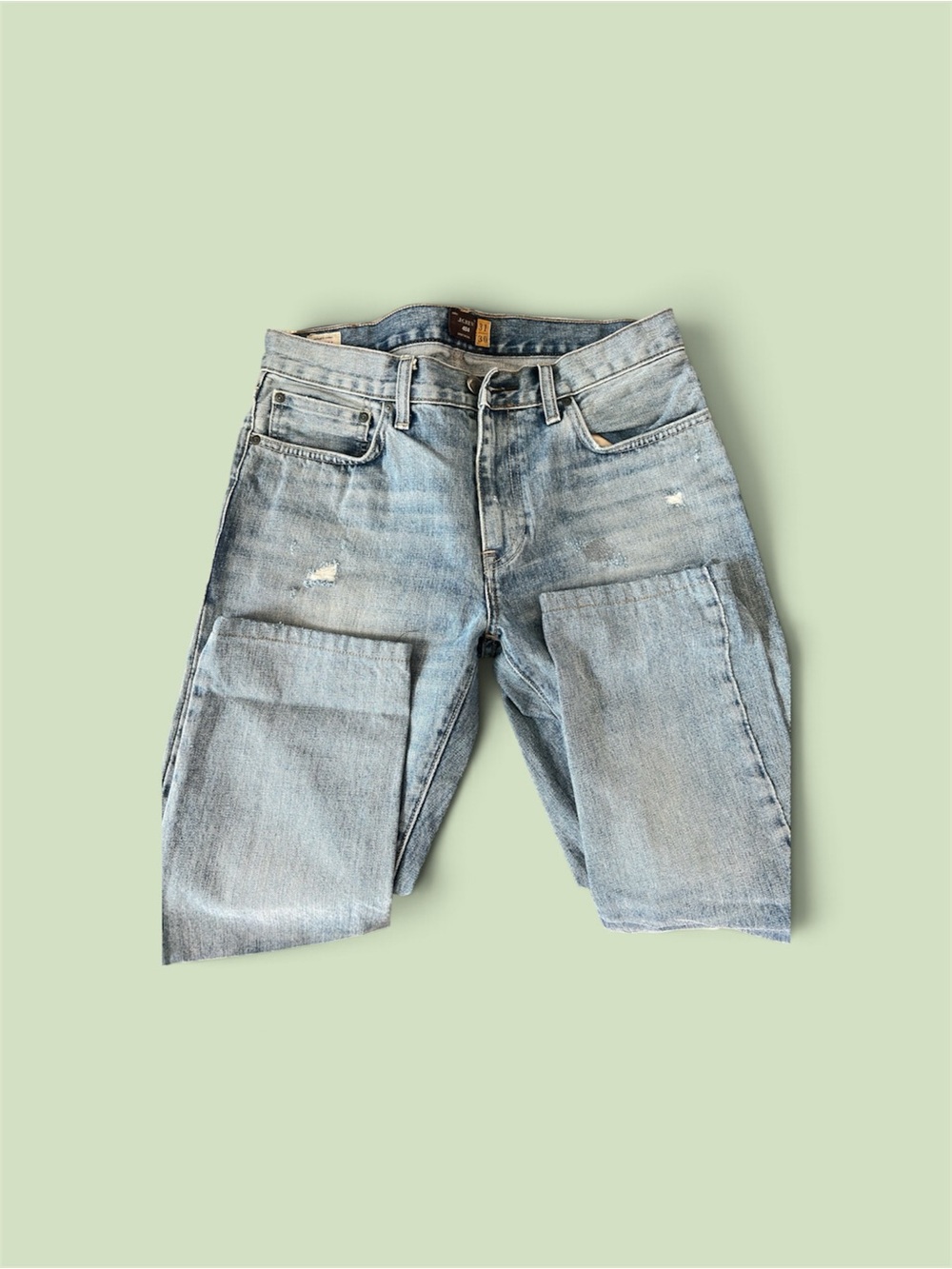 J. Crew 484 slim Light Wash Denim